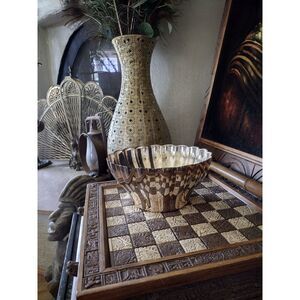 Vintage Oneida Webster Wilcox Silver Plate Scalloped Decorative Serveware Bowl